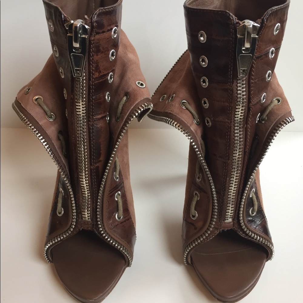 Alexander Wang “Freja” Open Toe Booties